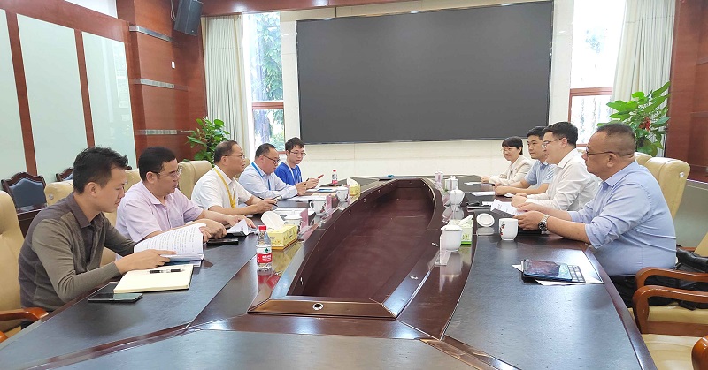 廣西工程咨詢集團到自貿(mào)區(qū)欽州港片區(qū)匯報工作
